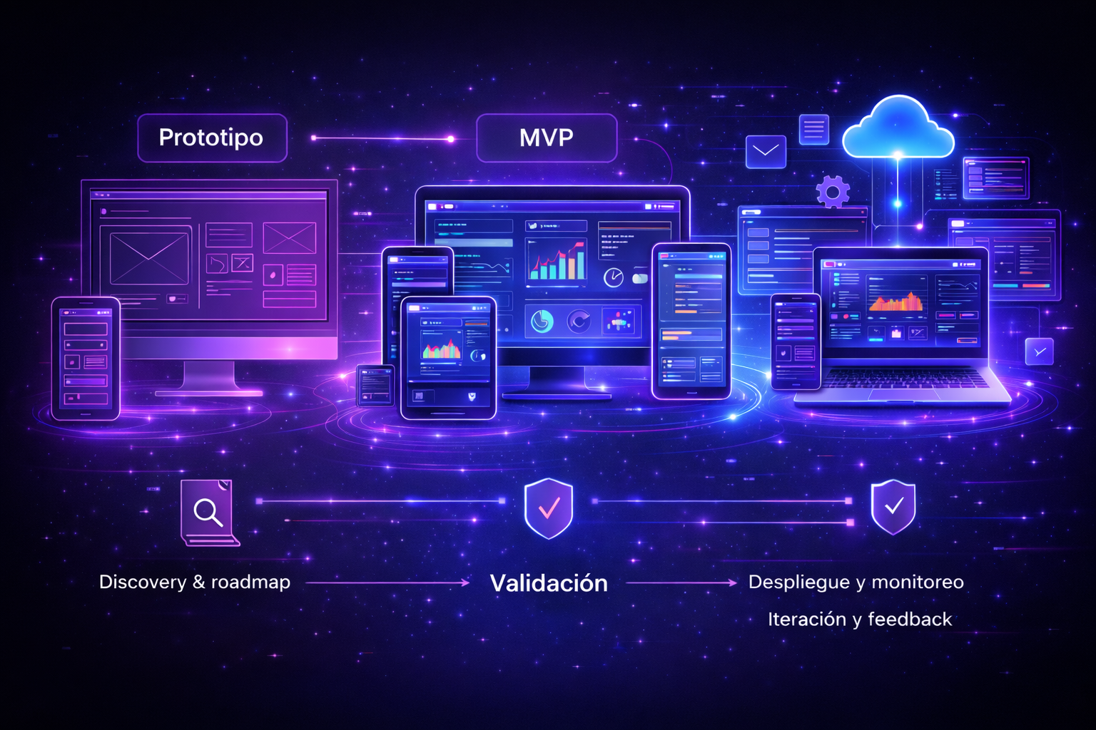 De prototipo a producto en producción